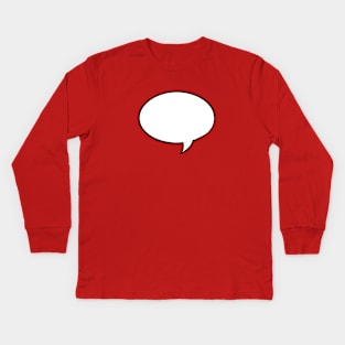 Word Balloon Kids Long Sleeve T-Shirt